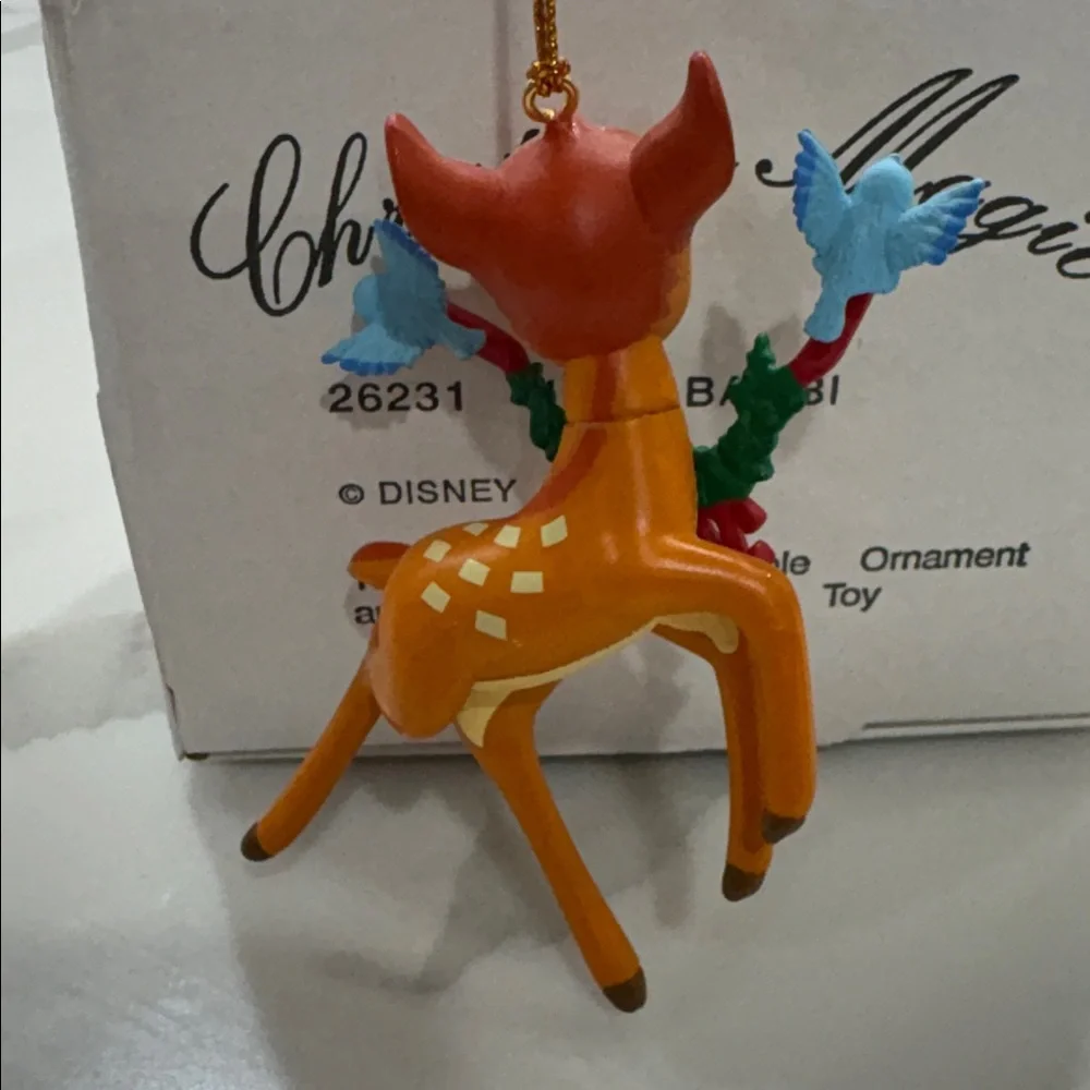 Disney Christmas Magic Bambi Ornament #26231-120 Vintage Collectible w‎ Box